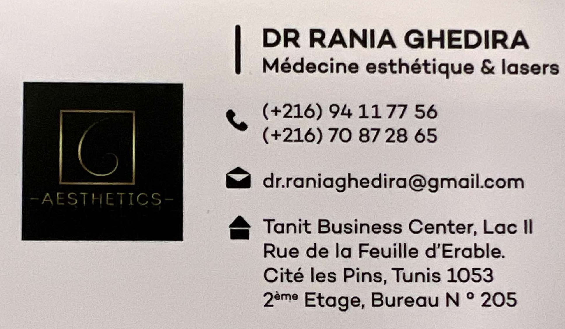 Dr Rania Ghedira